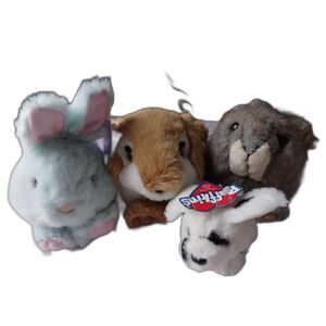 4 Vintage Puffkins Plush and Keychain with‎ Tags
